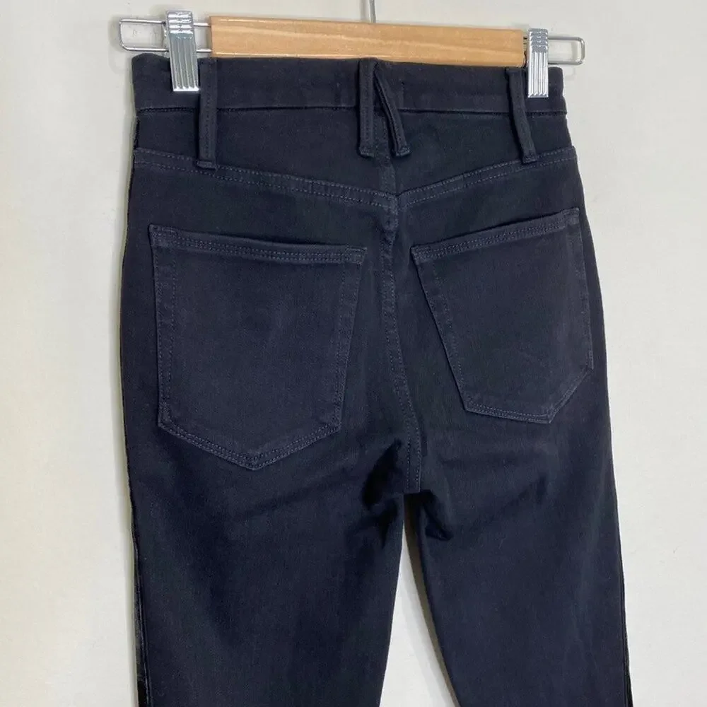 NEW Good American Good Legs Velvet Stripe Size 24 - Picture 6 of 15